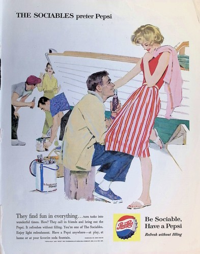 Original 1960 pepsi the - 1960, ad: