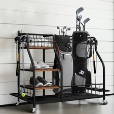 Garage Golf Bag Storage Rack