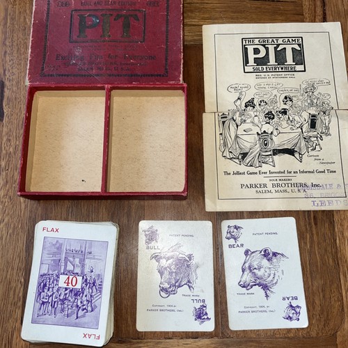 Vintage pit card - pit, &