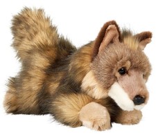 Uni Toys - Wolf cub lying down
