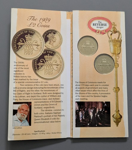 Royal mint 1989 bill - mint,