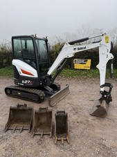 Bobcat E27z Mini Digger Excavator! 1145 HOURS! 2.7 Ton Kubota, Takeuchi, JCB