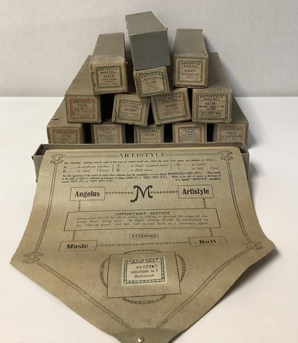 Artistyle pianola music rolls - pianola,