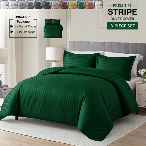 Egyptian stripe duvet quilt - egyptian,