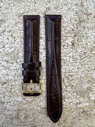 Dark brown imitation crocodile - dark,