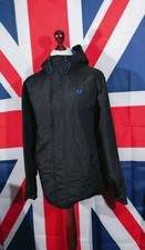 Fred Perry Lightweight Parka - XL/2XL - Black - Mod Casuals 60's