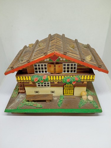 Vintage swiss chalet wooden - vintage,