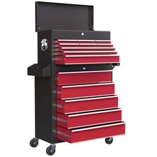 HOMCOM Rolling Tool Chest