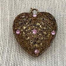 Large Filigree Heart Pendant