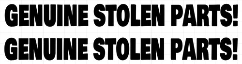 Genuine stolen parts - parts, swingarm