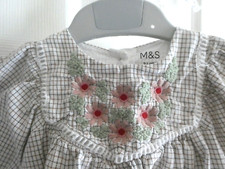 preowned babys outfit marks and spencer dress 0-3 months pretty