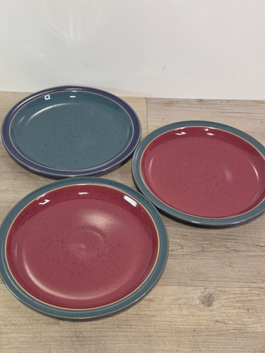Denby harlequin red blue green - denby, red/blue/green
