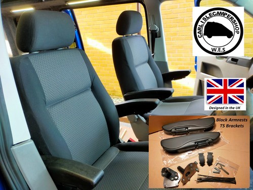 Black armrest kit - t5,