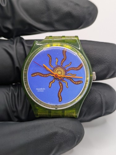 Swatch olympic 1996 green - olympic,