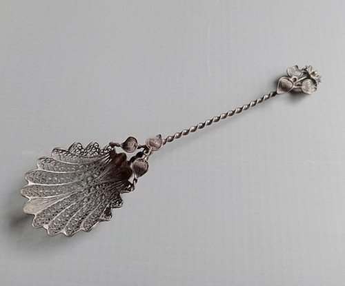 Vintage silver filigree bon - vintage,