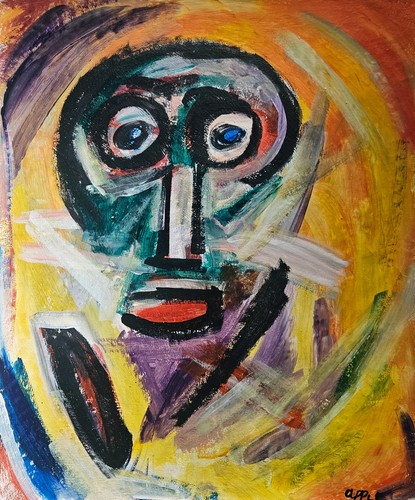 Karel appel signed abstract - karel,