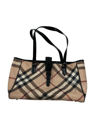 Burberry super nova tote check - nova,