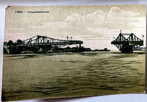 Military bridge libau - bridge, wwi