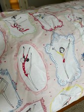 Dancer duvet pink/white