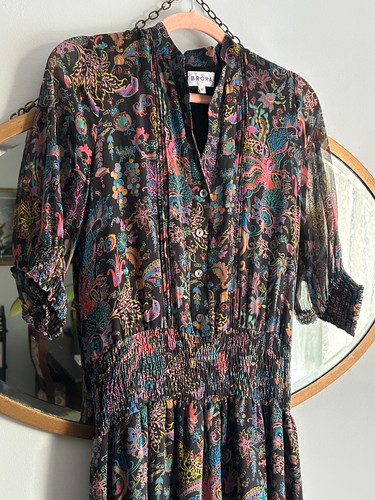Brora silk chiffon rainbow - brora,
