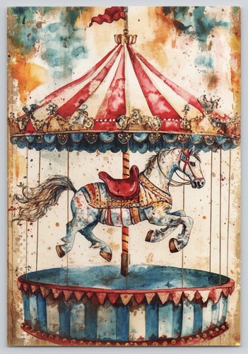 Carousel horse art - carousel,