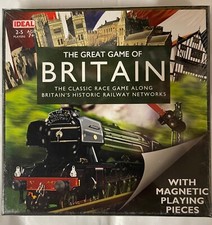 THE GREAT GAME OF BRITAIN Magnetic Travel Board Game Trains Railway NEW