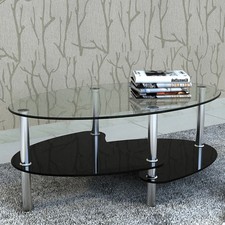 Coffee Table with Exclusive Design Black vidaXL