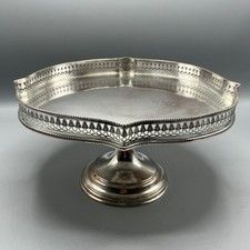 Antique Silver Plated Pedestal