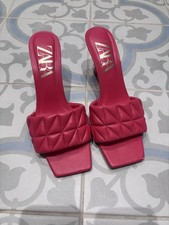 ZARA Heeled Quilted Mules