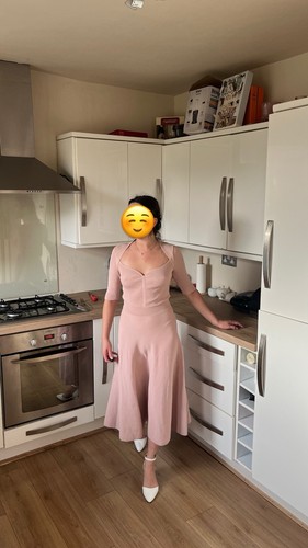 Light pink romantic - light, midi