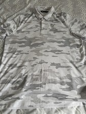 Travis Mathew Golf Polo Shirt XXL White - Travis Mathew Polo Shirt The Open