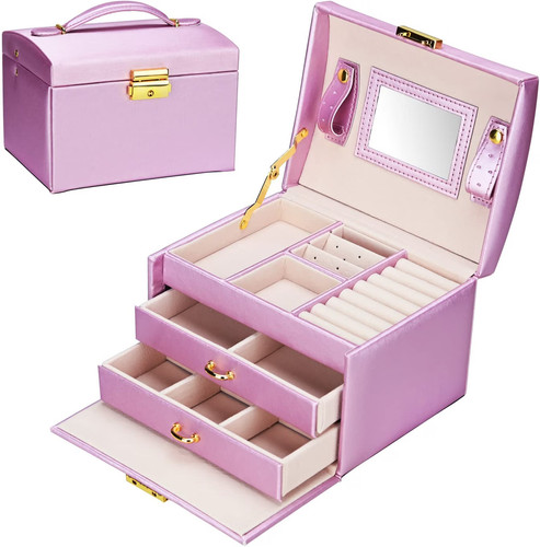 Women jewelry box - women's, leather