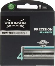Wilkinson Sword Quattro Titanium coated Sensitive Razor Blades - Pack of 8 - NEW
