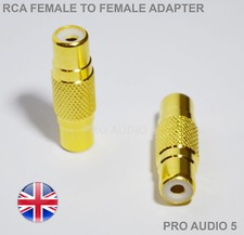 Gold plated rca phono - rca,