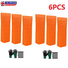 6Pcs Plastic Tree Felling Wedges Logging Cutting Cleaving Chainsaw Wedge Tool UK