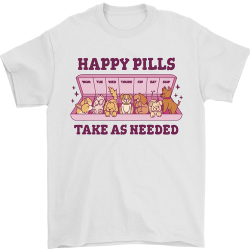 Dog happy pills mens - pills, t-shirt