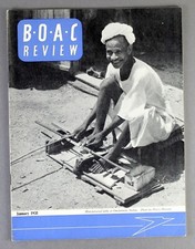 BOAC REVIEW STAFF MAGAZINE JANUARY 1958  WESTERN ROUTE QANTAS FAREWELL TO YORKS