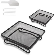 2 Pack Ground Bird Feeder Tray