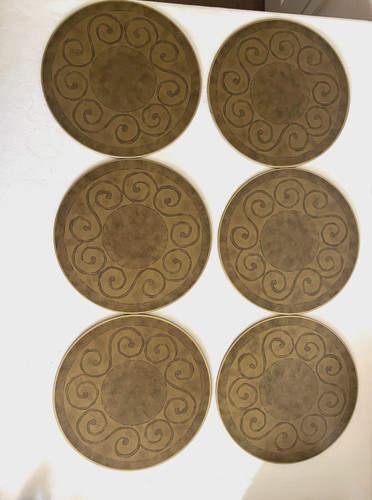 Set vintage cork backed - vintage, cork-backed