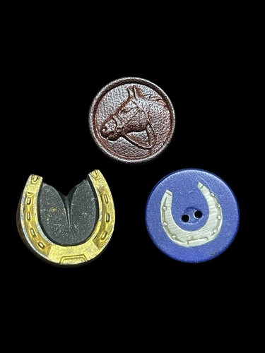 Buttons lucky horse - 3,