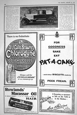 Old 1921 Vauxhall-Velox Limousine Motor Car Waverley Peek Fream Colli 20th