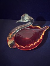 UV Reactive Red Glass Murano