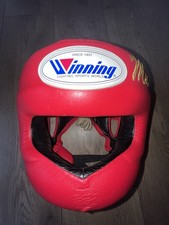 Genuine Custom Winning Boxing Headguard Training Worn Callum Smith Size L