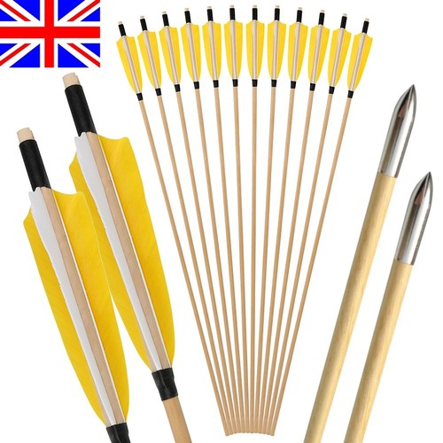 12x wooden arrows 5 - 12x,