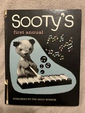 Sooty's First Annual 1957 Unclipped Harry Corbett Good Condition