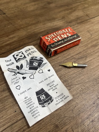 Vintage speedball for drawing - speedball,