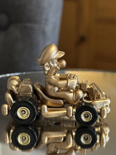 Hot wheels mario kart - kart, gold
