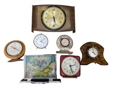 Mechanical Clock Job Lot Bundle Smiths Metamec Westclox Ingersoll