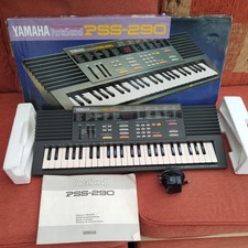 Yamaha Portasound PSS-290 Electronic Keyboard. Boxed with Power Adaptor & Manual