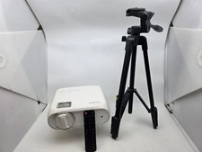 Elephas Micro Projector With Stand Remote White Film Night Gaming Presentations